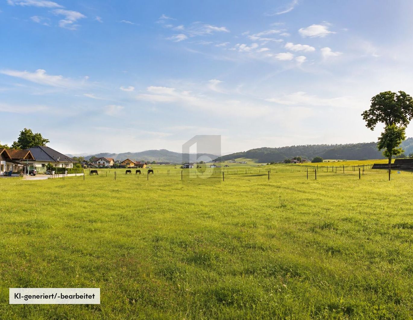 Sonniges Bauland in Idyllischer Lage mit Toller Aussicht ? Voll Erschlossen & ohne Bauzwang – Bild 1 von 4