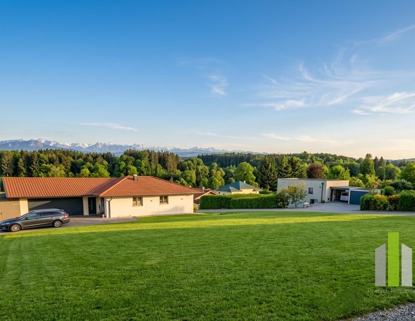 Sonniges Baugrundstück mit Weit und Gebirgsblick Oö! – Bild 1 von 2