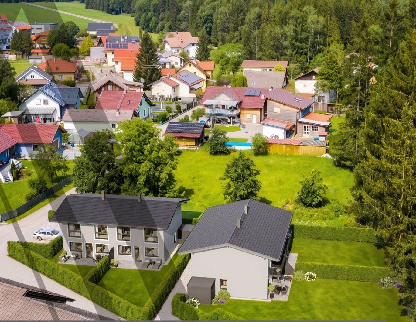 Charmantes Doppelhaus am Waldrand in Hackenbuch/Moosdorf – Bild 1 von 5